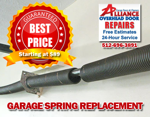 Home Garage Door Spring Replacement Austin