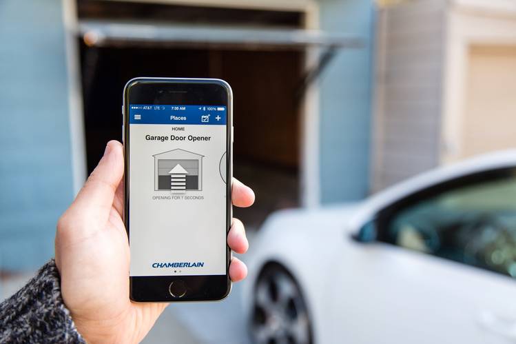 smart garage door remote control austin